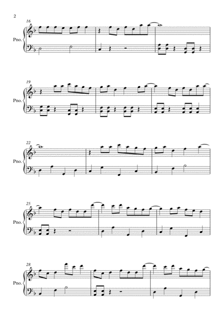 Sucker D Minor By Jonas Brothers Easy Piano Page 2
