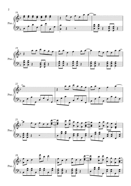 Sucker D Minor By Jonas Brothers Piano Page 2