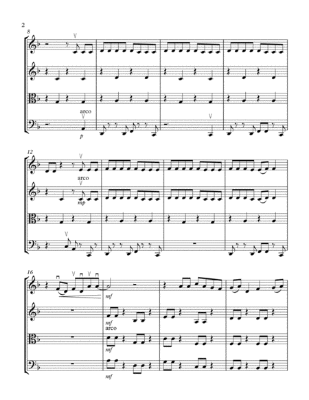 Sucker String Quartet Jonas Brothers Arr Cellobat Page 2