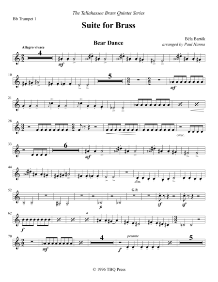 Suite For Brass Page 2