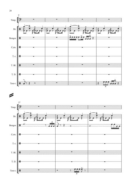 Suite For Percussion Ensemble 3rd Movement Page 2