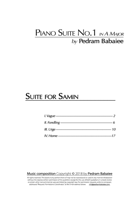 Suite For Samin Page 2
