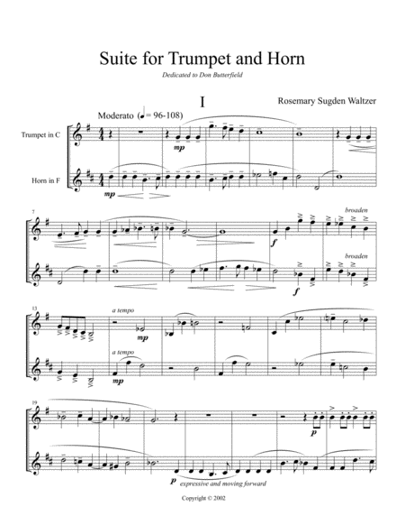 Suite For Trumpet And Horn Page 2