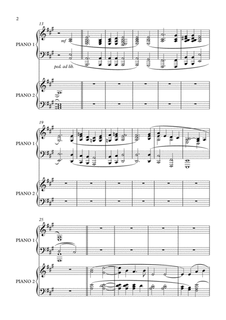 Suite For Two Pianos Op 20 4th Movement Theme Variations Page 2