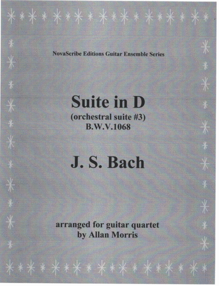 Suite In D Orchestral Suite 3 Arr For Guitar Quartet Page 2