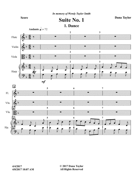 Suite No 1 For Flute Violx And Harp Dance Page 2