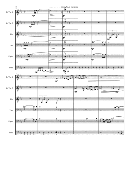 Suite No 3 For Brass Sextet Page 2