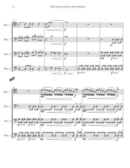 Suite Para Cuarteto De Trombones Page 2