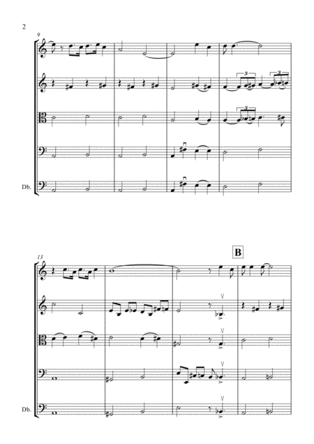 Summertime For String Orchestra Score And Parts Page 2