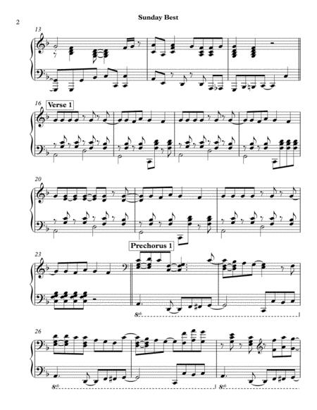 Sunday Best Surfaces Intermediate Solo Piano Page 2