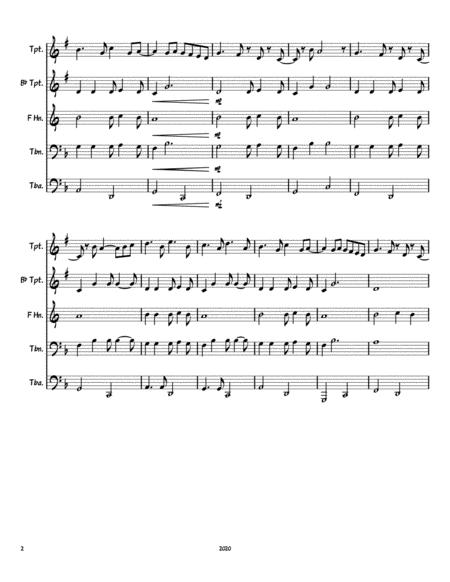 Sunny Days And Fridays Brass Quintet Page 2