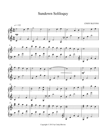 Sunshine Soliloquy An Original Solo For Double Strung Harp Page 2