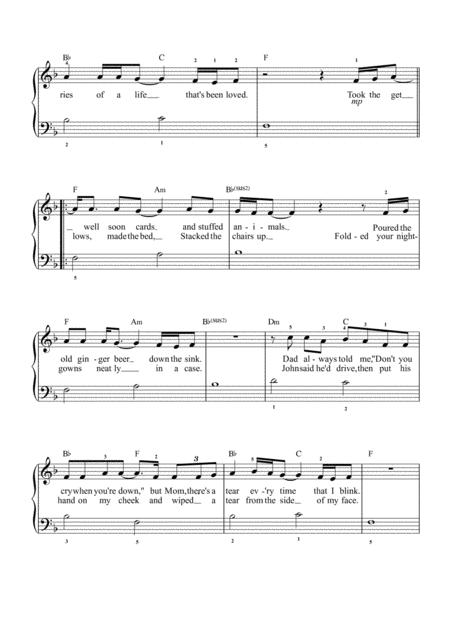 Supermarket Flowers Ez Piano F Major Page 2