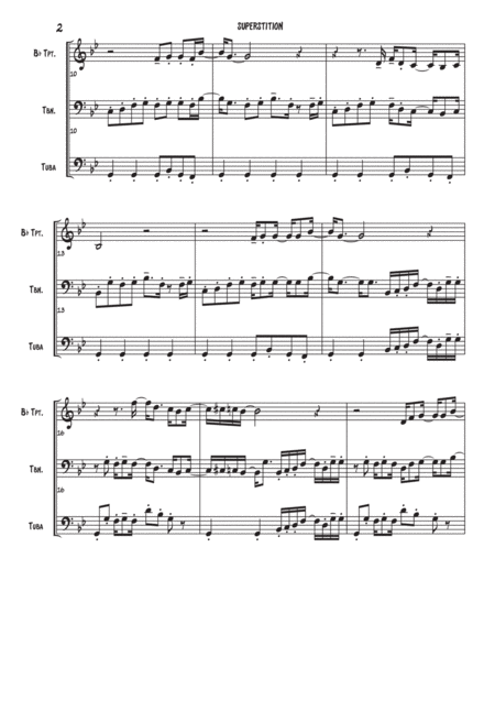 Superstition Brass Trio Page 2