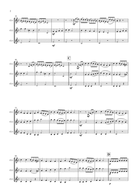 Surprise Symphony For Clarinet Trio Page 2