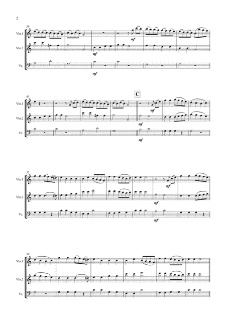 Surprise Symphony For String Trio 2 Violins And Cello Page 2