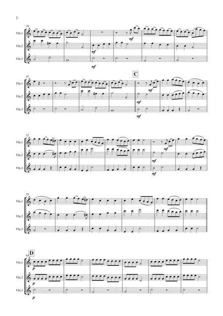 Surprise Symphony For Violin Trio Page 2