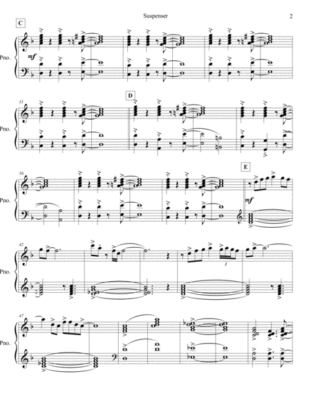 Suspenser Piano Page 2