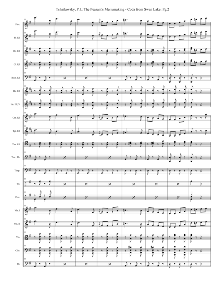 Swan Lake Mvt 5 Coda Page 2