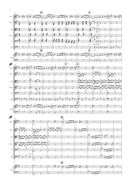 Swan Lake Theme For String Orchestra Page 2