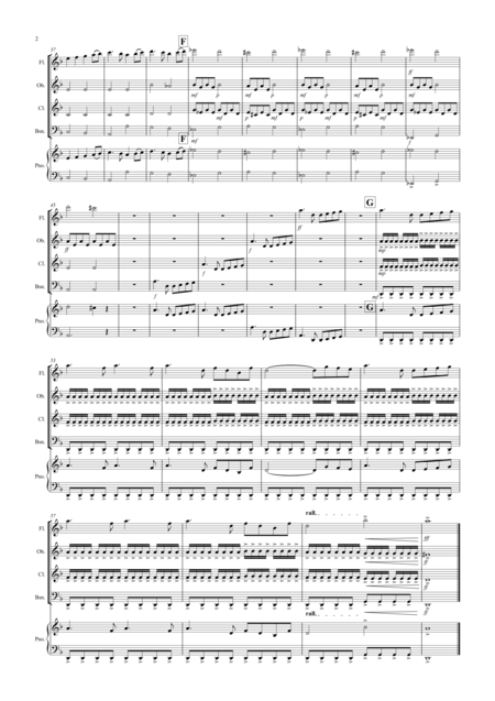 Swan Lake Theme For Wind Quartet Page 2