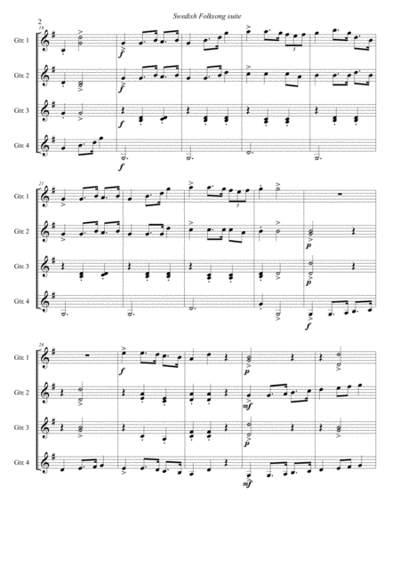 Swedish Folksong Suite Page 2