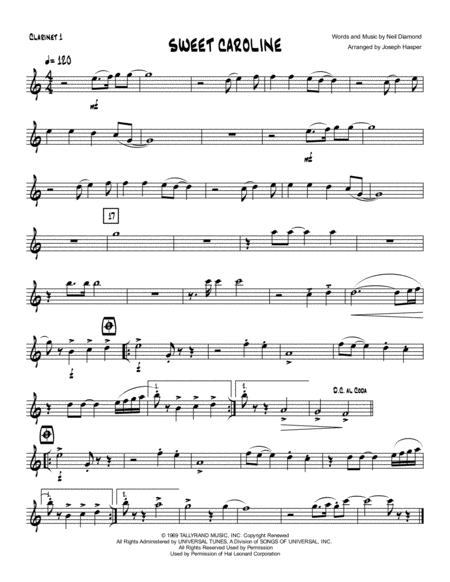 Sweet Caroline For German Band Page 2