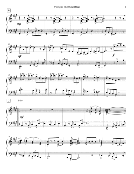 Swingin Shepherd Blues Strings Electric Piano Page 2