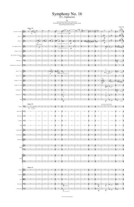 Symphony No 16 911 Afghanistan Score And Parts Page 2