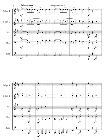 Symphony No 2 Movement 1 Page 2
