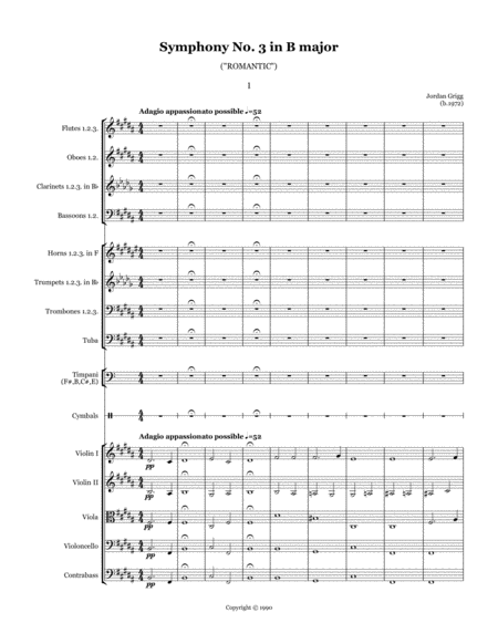 Symphony No 3 In B Major Romantic Score And Parts Page 2