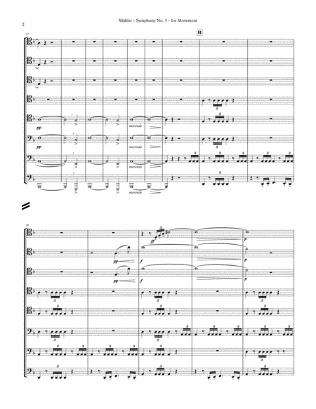 Symphony No 3 Selections From The 1st Movement For 8 Part Trombone Choir Page 2