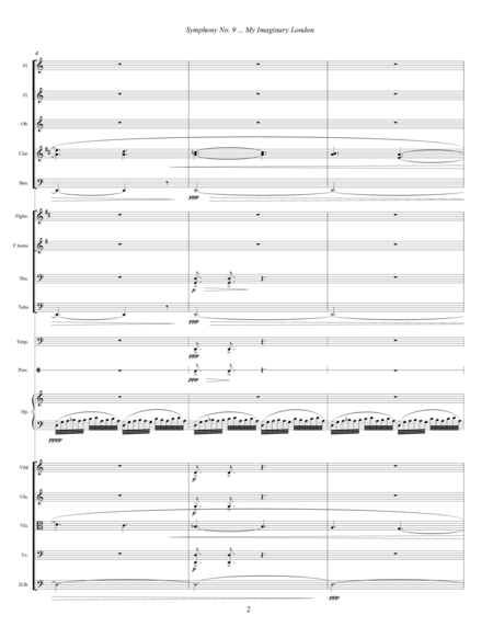 Symphony No 9 My Imaginary London 2014 For Orchestra Page 2