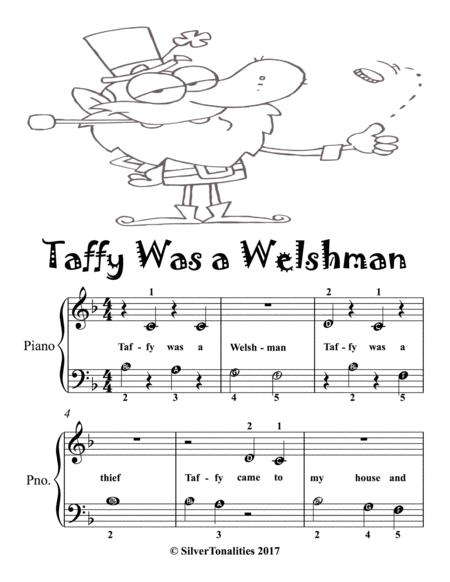 Taffy Was A Welshman Beginner Piano Sheet Music Page 2