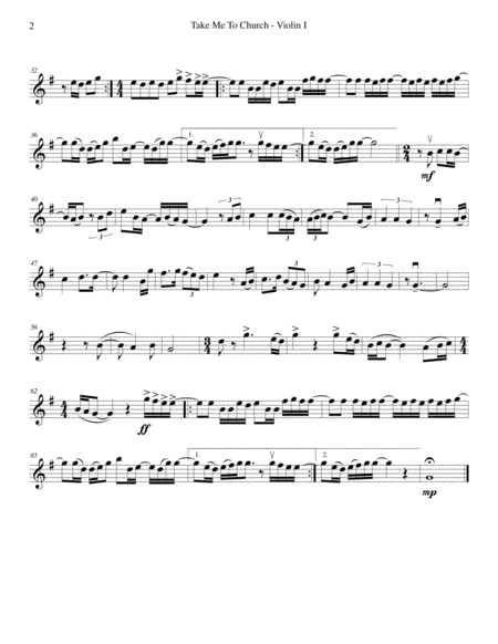 Take Me To Church String Quartet Page 2