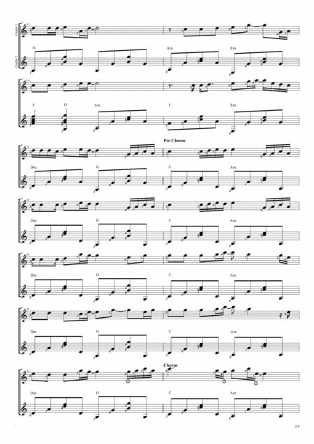 Take Me To Your Heart Duet Guitar Score Page 2