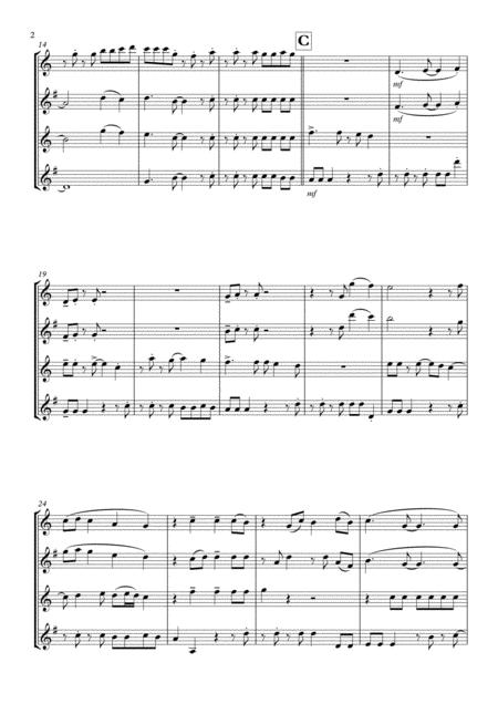 Take On Me A Ha Saxophone Quartet Satb Page 2