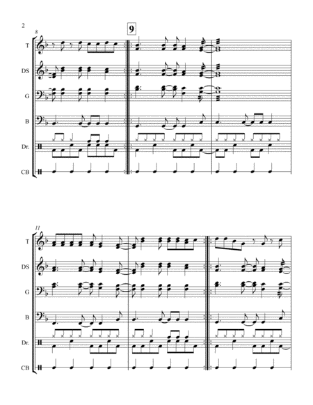 Take On Me By A Ha For Steel Band Page 2