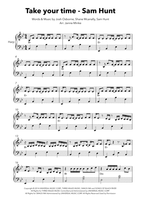 Take Your Time Harp Solo Page 2