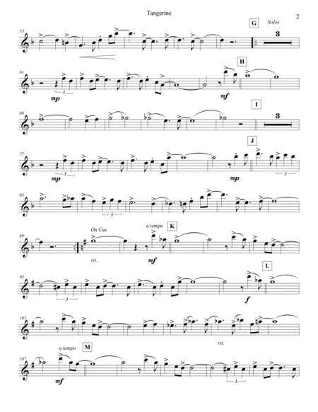 Tangerine Flute 2 Page 2