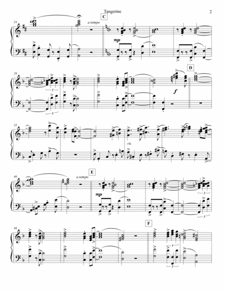 Tangerine Strings Electric Piano Page 2