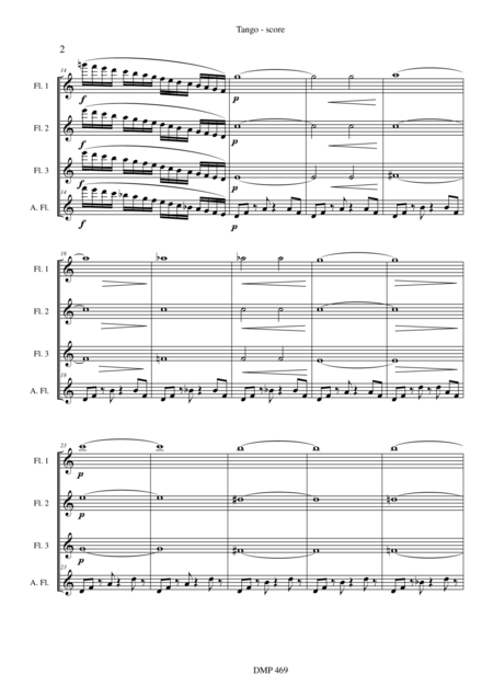 Tango 3 Flutes Alto Flute Page 2