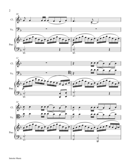 Tango Volver For Clarinet Violoncello And Piano Page 2