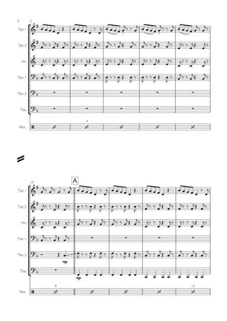 Taylor Swift I Knew You Were Trouble For Brass Sextet With Optional Drums Page 2
