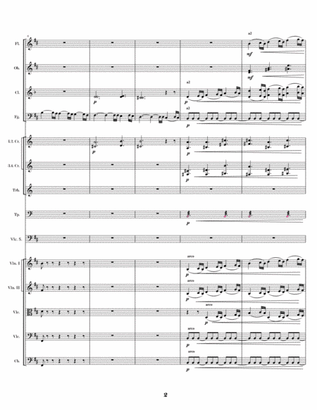 Tchaikovsky Cello Concerto Full Score Completed By Yuriy Leonovich Page 2