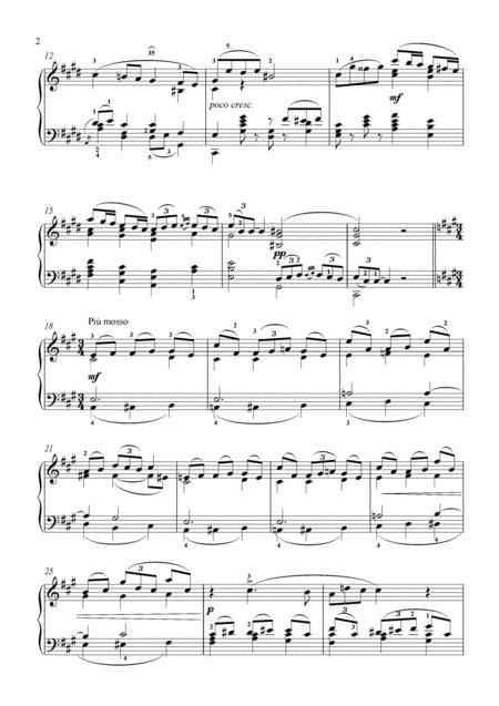 Tchaikovsky Nocturne Op 19 No 4 For Piano Solo Page 2