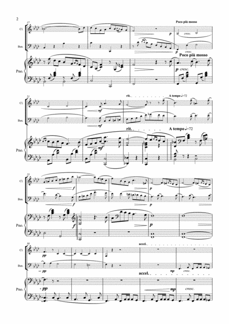 Tchaikovsky Romance Op 5 Clarinet Bassoon Piano Page 2