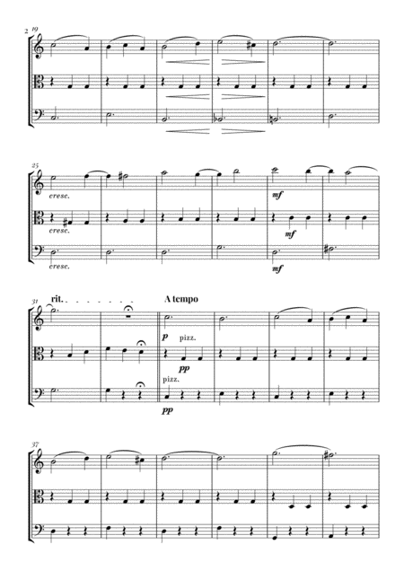 Tchaikovsky Sleeping Beauty Waltz For Violin Viola And Cello String Trio Page 2