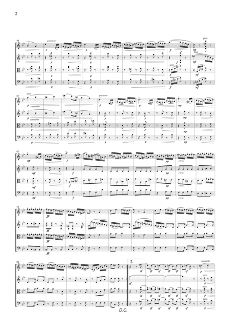 Tchaikowsky Overture Miniature From The Nutcracker For String Quartet Ct005 Page 2