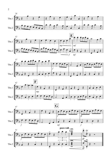 Tea Cup Jig For Trombone Duet Page 2